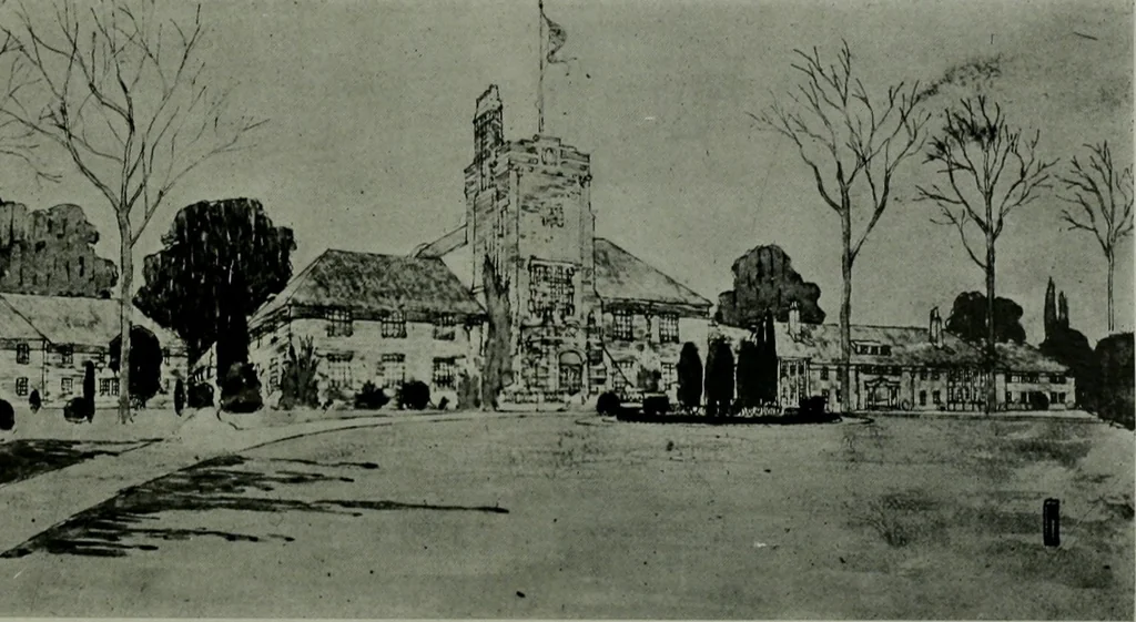 An illustration from The Architect & engineer of California and the Pacific Coast, 1905, leaf 809