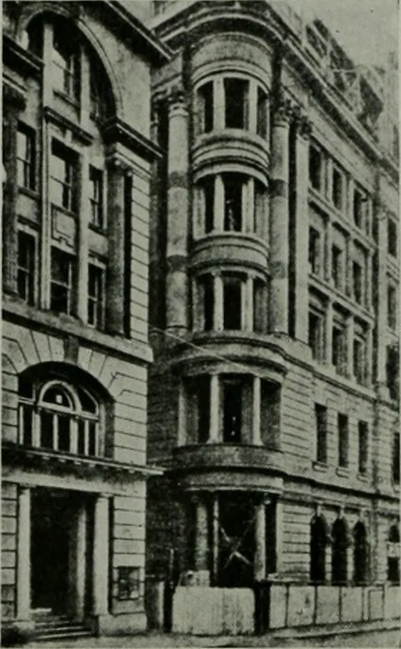 An illustration from The Architect & engineer of California and the Pacific Coast, 1905, leaf 817