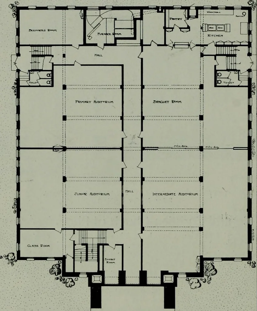 An illustration from The Architect & engineer of California and the Pacific Coast, 1905, leaf 85
