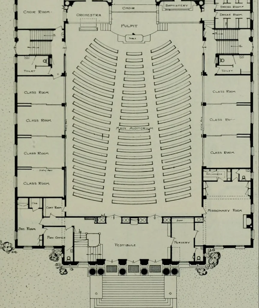 An illustration from The Architect & engineer of California and the Pacific Coast, 1905, leaf 86