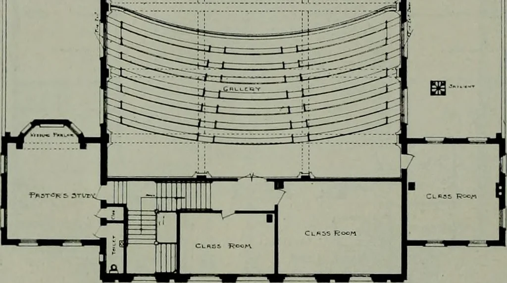 An illustration from The Architect & engineer of California and the Pacific Coast, 1905, leaf 87