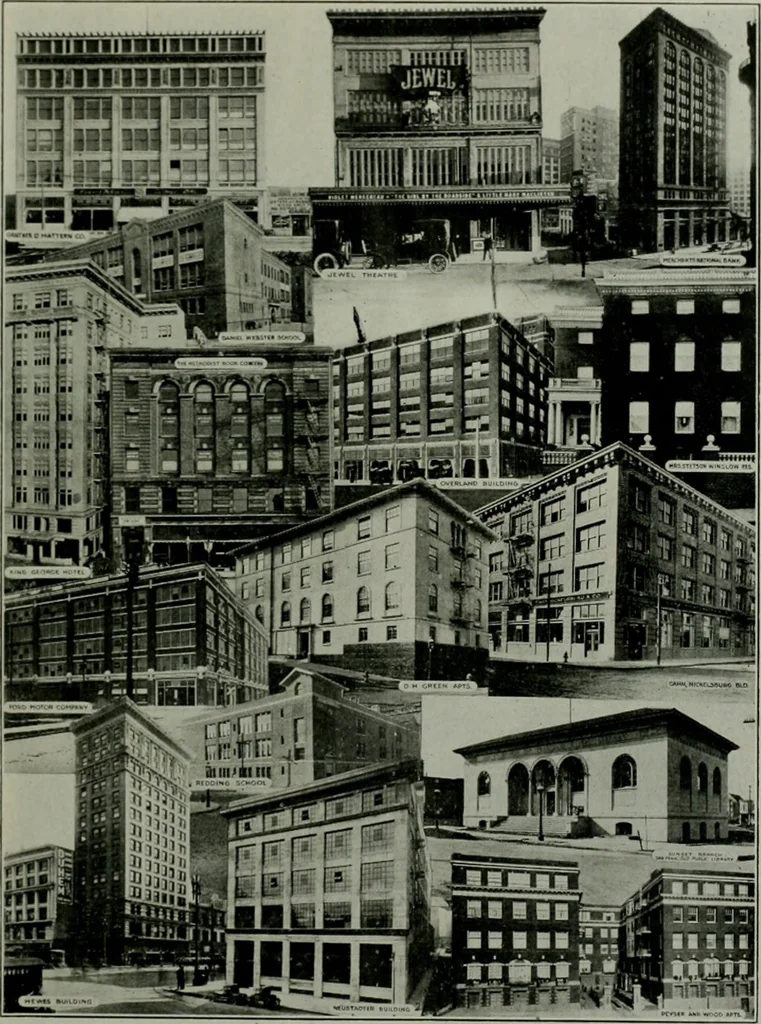 An illustration from The Architect & engineer of California and the Pacific Coast, 1905, leaf 892