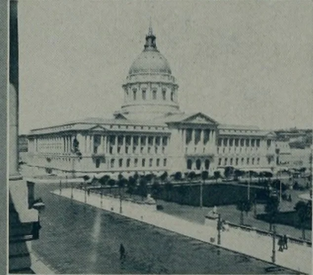 An illustration from The Architect & engineer of California and the Pacific Coast, 1905, leaf 9