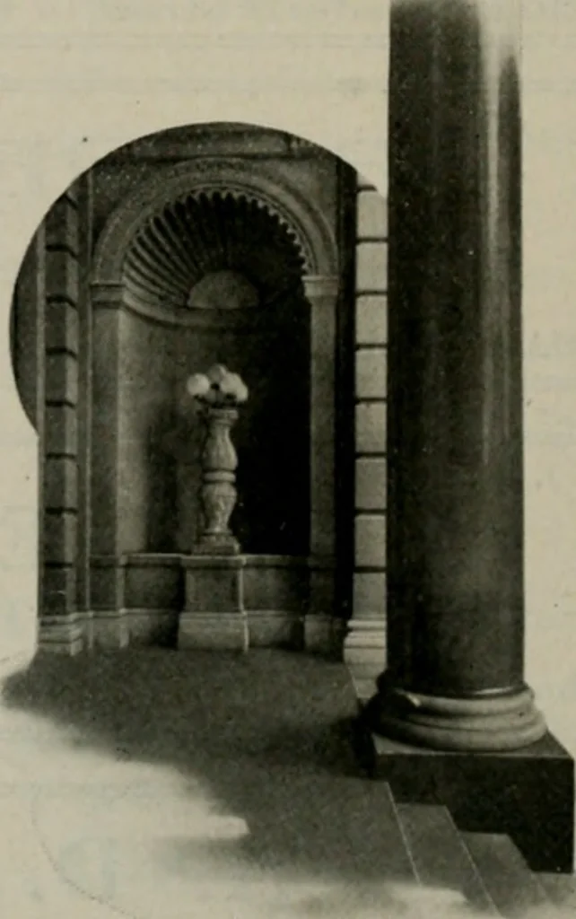 An illustration from The Architect & engineer of California and the Pacific Coast, 1905, leaf 151