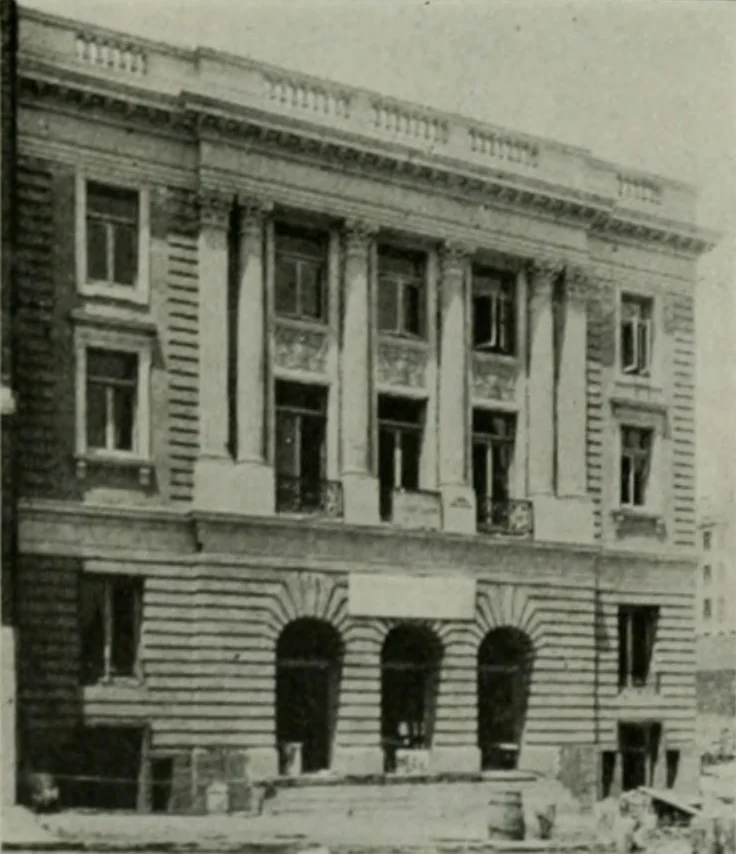 An illustration from The Architect & engineer of California and the Pacific Coast, 1905, leaf 175