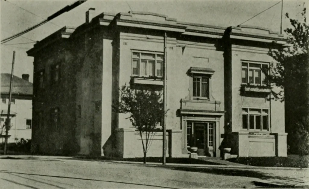 An illustration from The Architect & engineer of California and the Pacific Coast, 1905, leaf 219