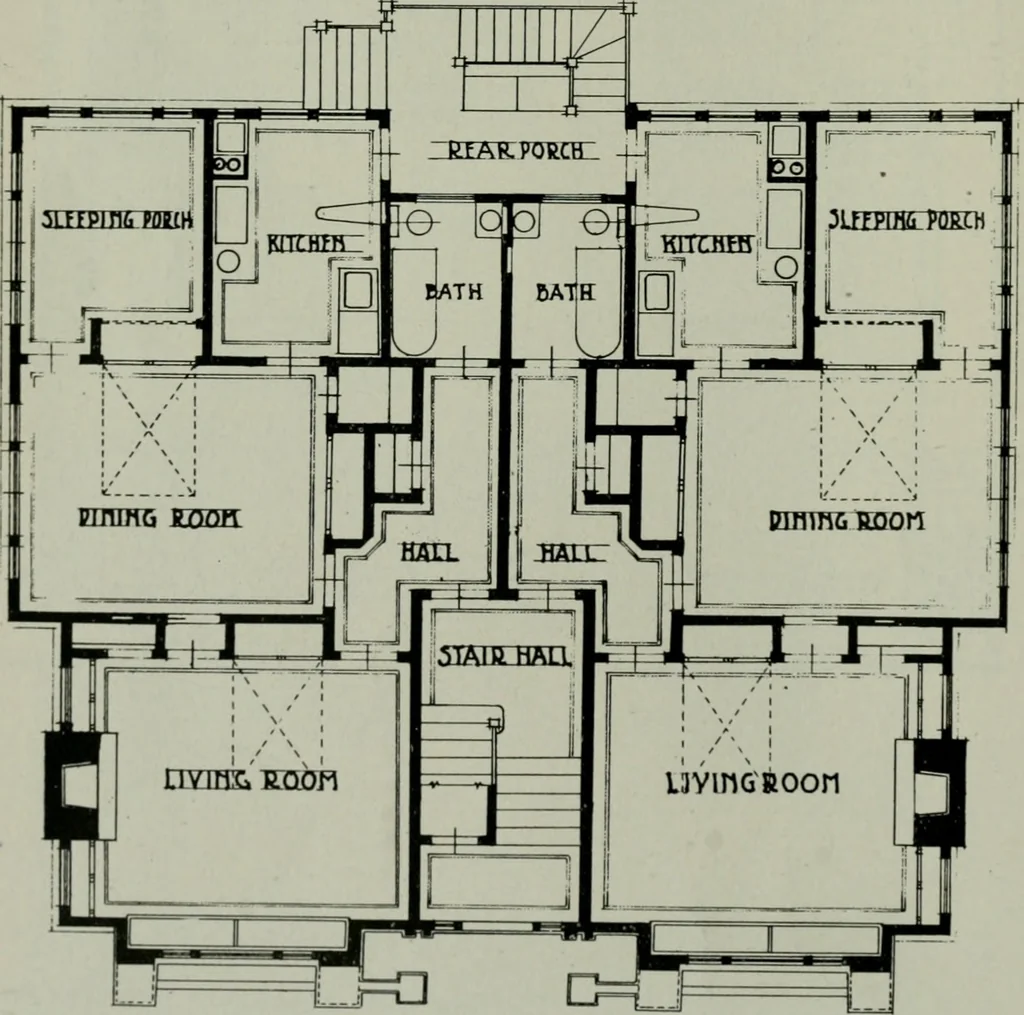 An illustration from The Architect & engineer of California and the Pacific Coast, 1905, leaf 219