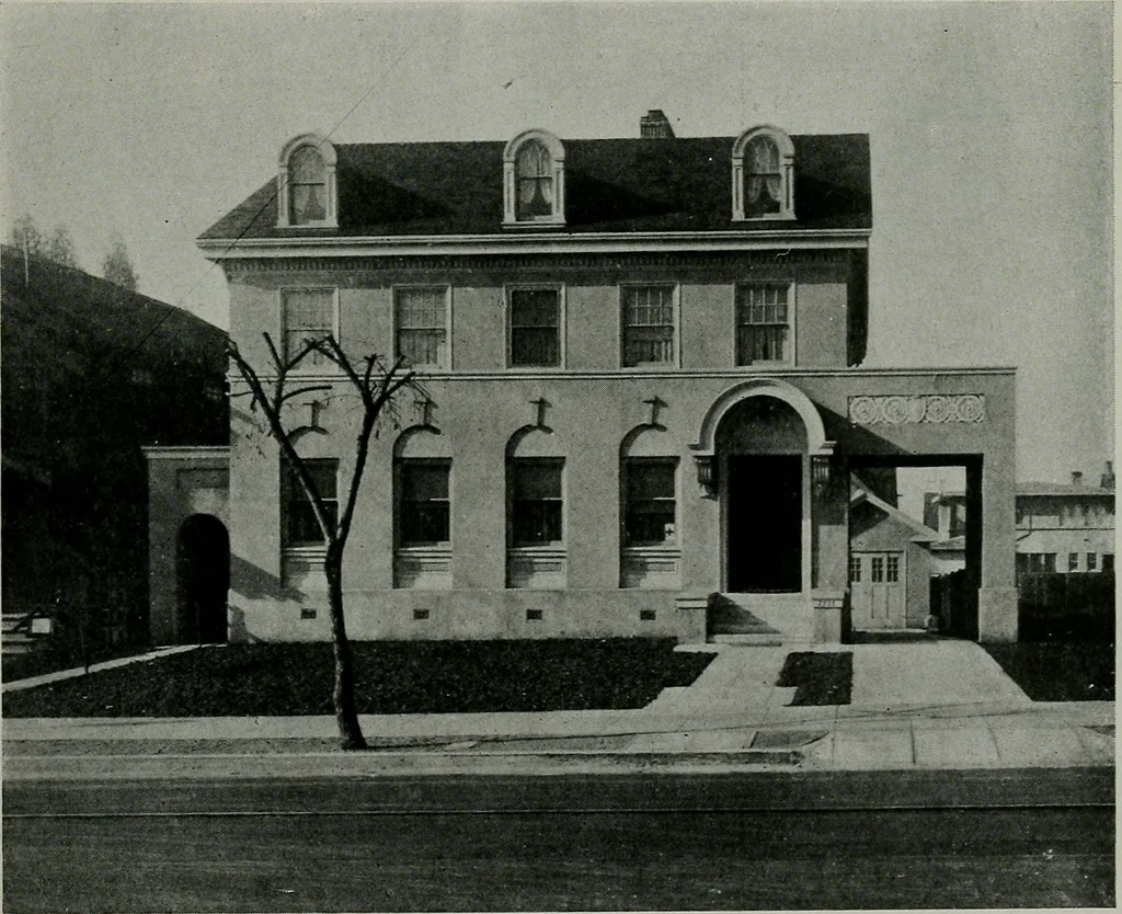 An illustration from The Architect & engineer of California and the Pacific Coast, 1905, leaf 226
