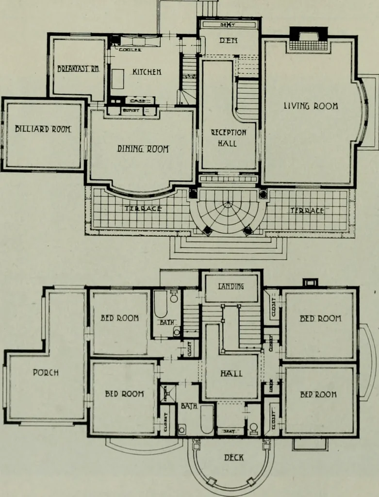 An illustration from The Architect & engineer of California and the Pacific Coast, 1905, leaf 227