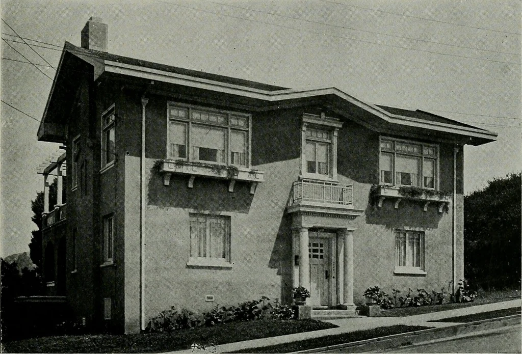 An illustration from The Architect & engineer of California and the Pacific Coast, 1905, leaf 228