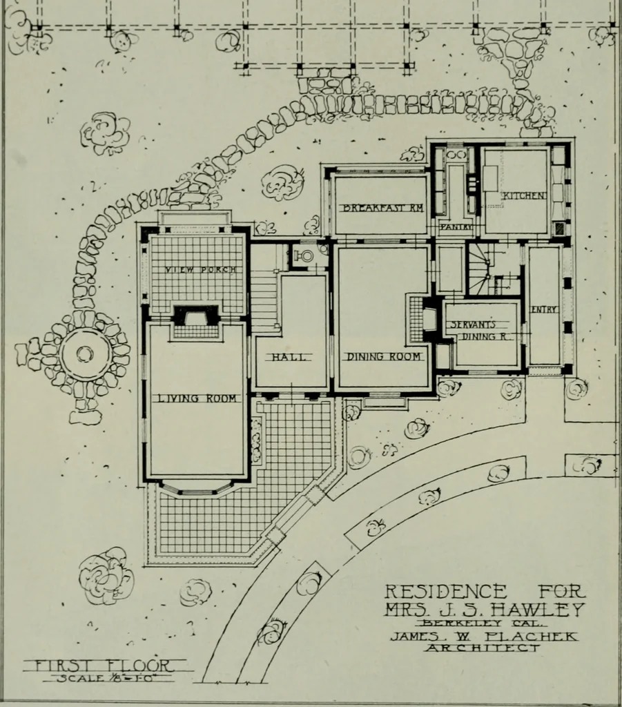 An illustration from The Architect & engineer of California and the Pacific Coast, 1905, leaf 229