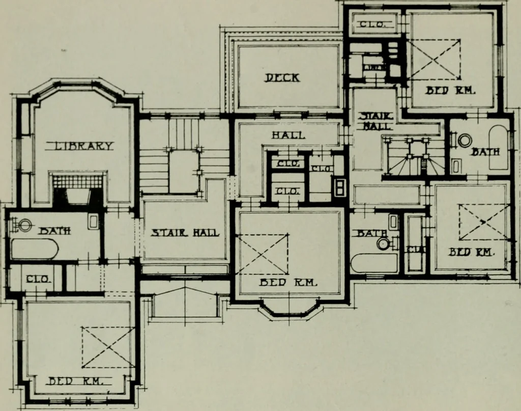 An illustration from The Architect & engineer of California and the Pacific Coast, 1905, leaf 231