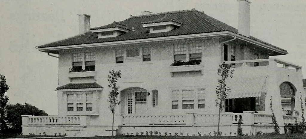 An illustration from The Architect & engineer of California and the Pacific Coast, 1905, leaf 302