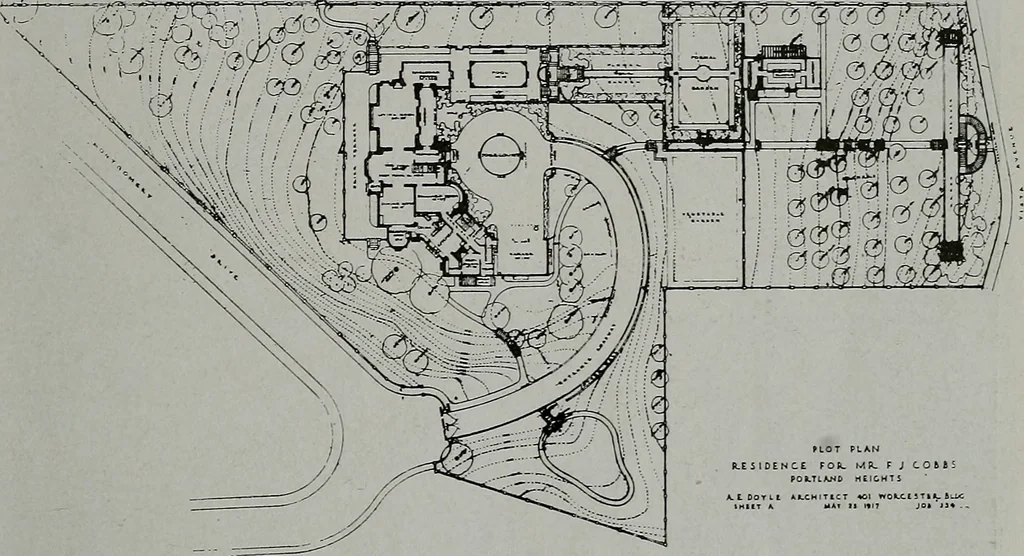 An illustration from The Architect & engineer of California and the Pacific Coast, 1905, leaf 348