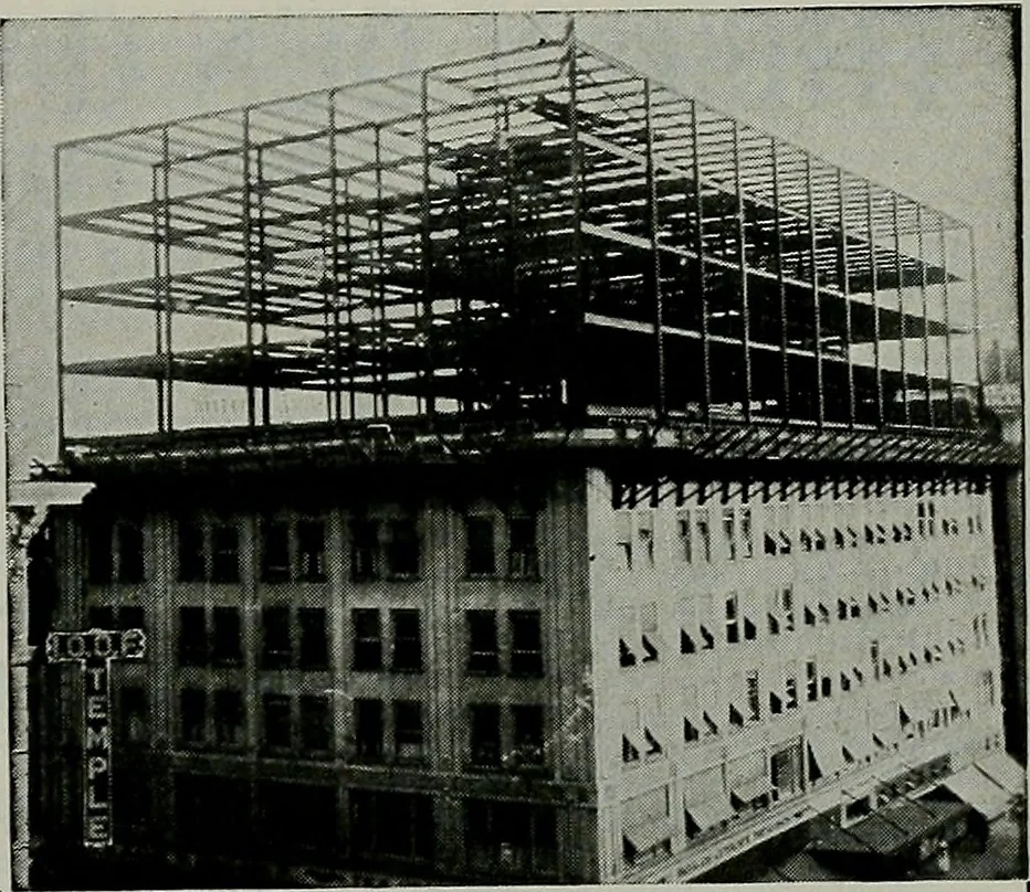 An illustration from The Architect & engineer of California and the Pacific Coast, 1905, leaf 36