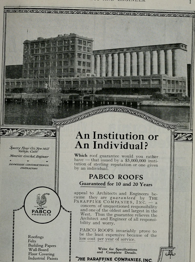 An illustration from The Architect & engineer of California and the Pacific Coast, 1905, leaf 446