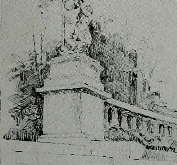 An illustration from The Architect & engineer of California and the Pacific Coast, 1905, leaf 448