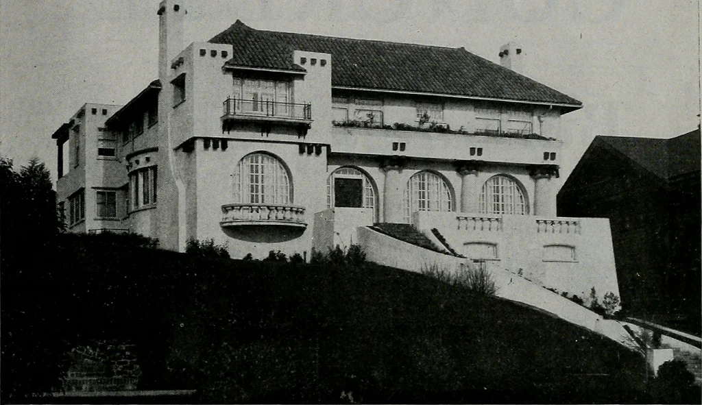 An illustration from The Architect & engineer of California and the Pacific Coast, 1905, leaf 450