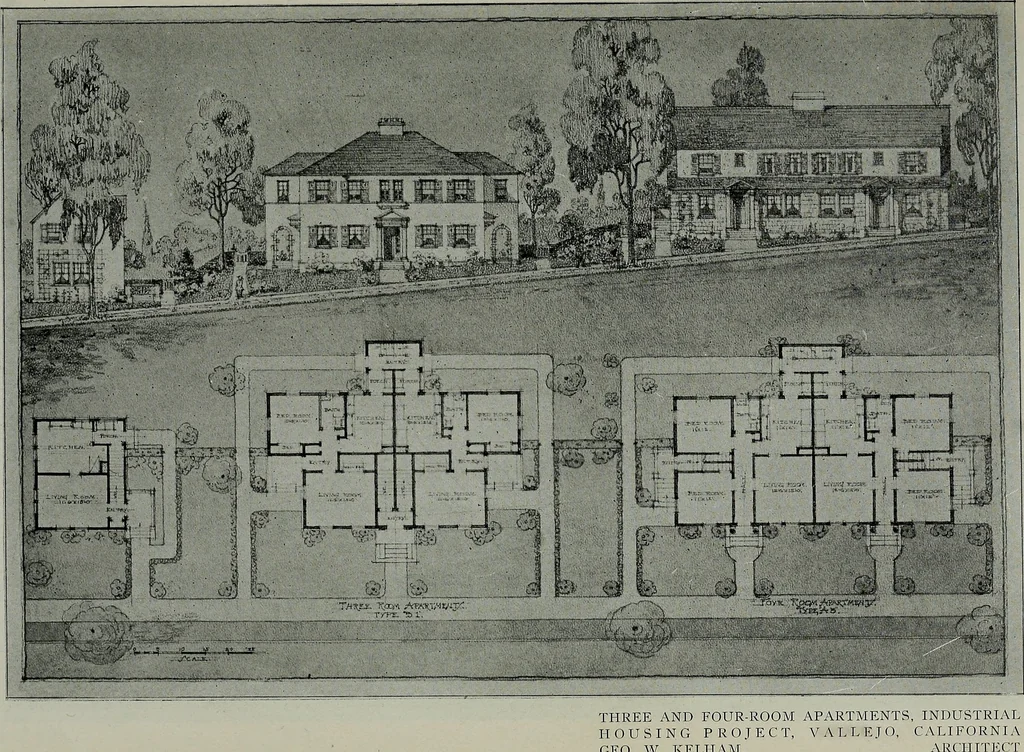 An illustration from The Architect & engineer of California and the Pacific Coast, 1905, leaf 48