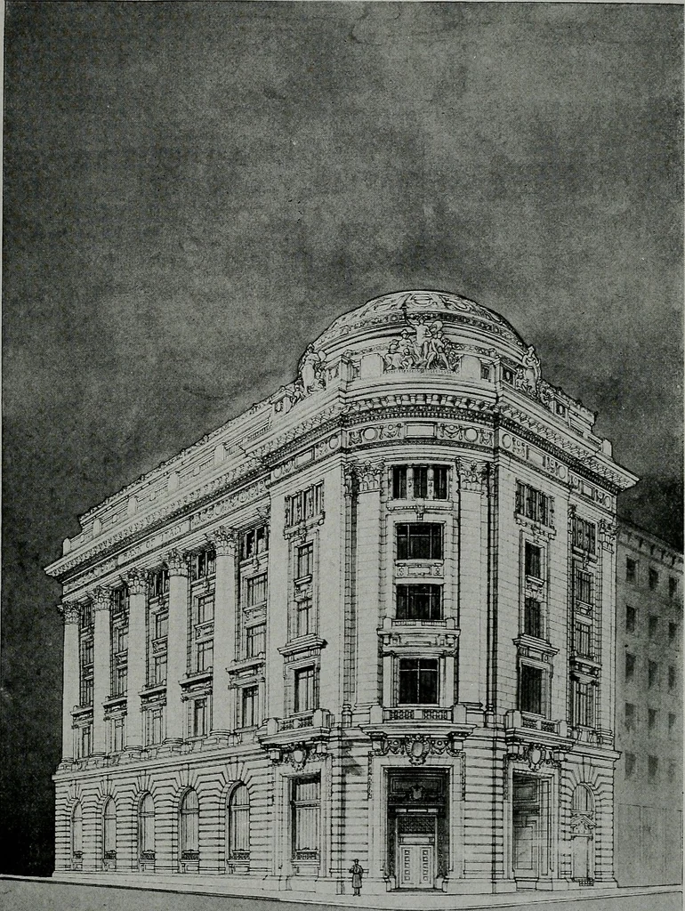 An illustration from The Architect & engineer of California and the Pacific Coast, 1905, leaf 488