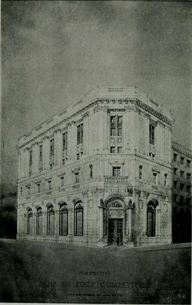 An illustration from The Architect & engineer of California and the Pacific Coast, 1905, leaf 489
