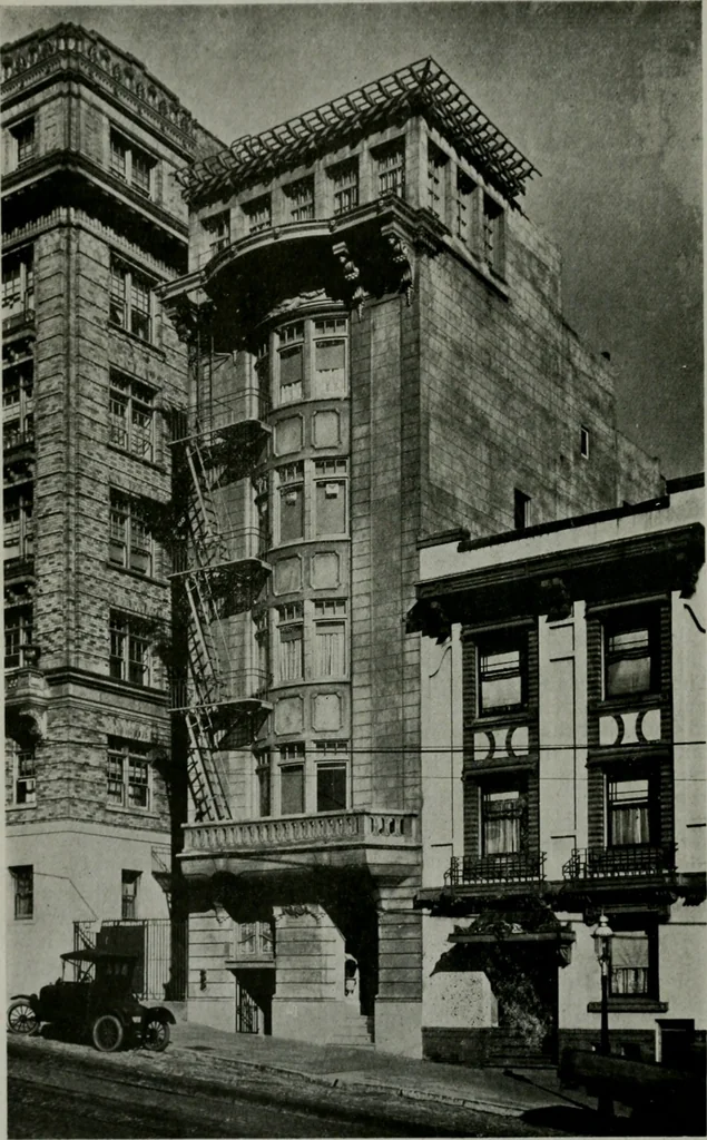 An illustration from The Architect & engineer of California and the Pacific Coast, 1905, leaf 495
