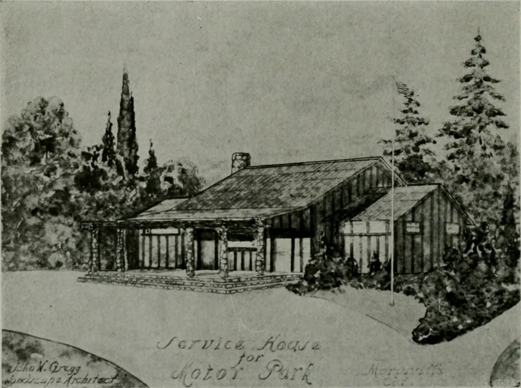 An illustration from The Architect & engineer of California and the Pacific Coast, 1905, leaf 511