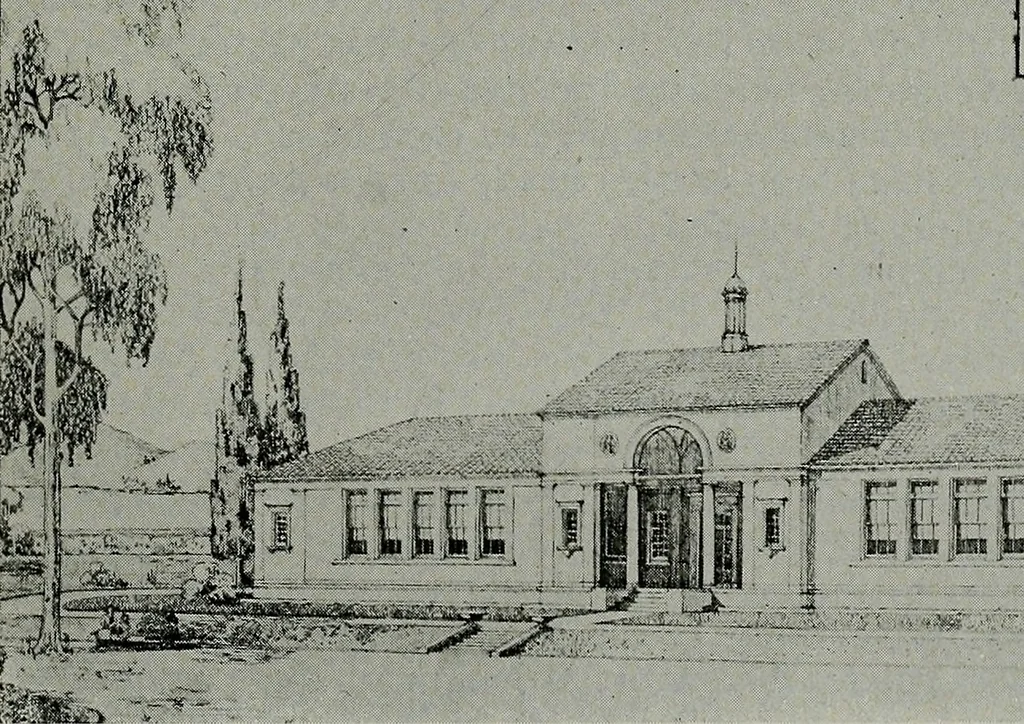 An illustration from The Architect & engineer of California and the Pacific Coast, 1905, leaf 52