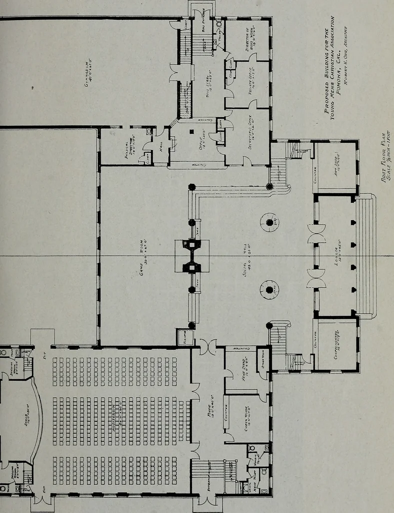 An illustration from The Architect & engineer of California and the Pacific Coast, 1905, leaf 544