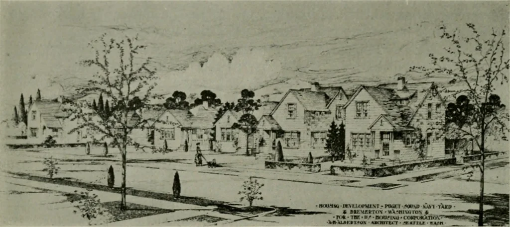 An illustration from The Architect & engineer of California and the Pacific Coast, 1905, leaf 55