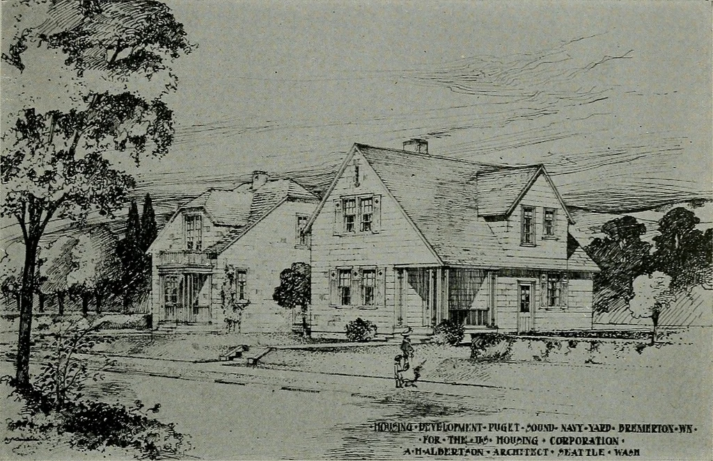 An illustration from The Architect & engineer of California and the Pacific Coast, 1905, leaf 56