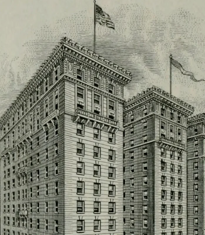 An illustration from The Architect & engineer of California and the Pacific Coast, 1905, leaf 597