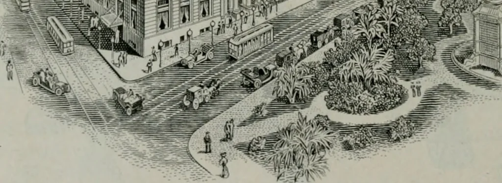 An illustration from The Architect & engineer of California and the Pacific Coast, 1905, leaf 597