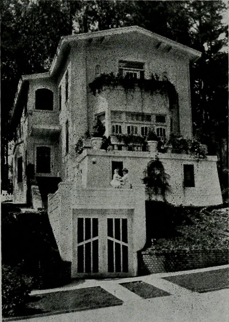 An illustration from The Architect & engineer of California and the Pacific Coast, 1905, leaf 624