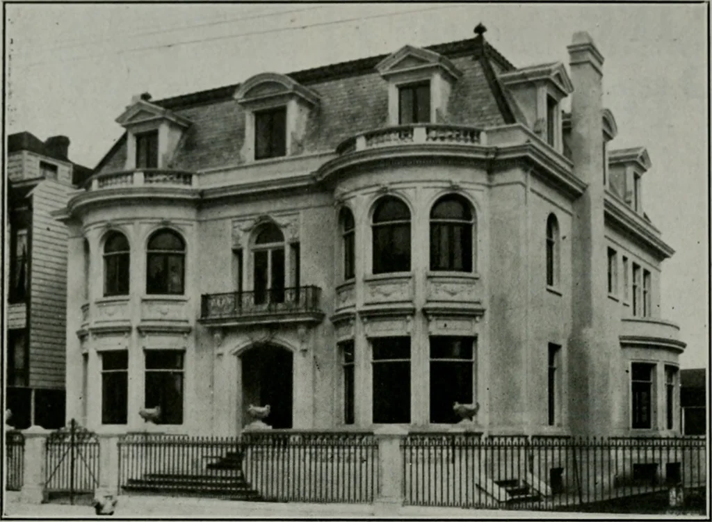 An illustration from The Architect & engineer of California and the Pacific Coast, 1905, leaf 627