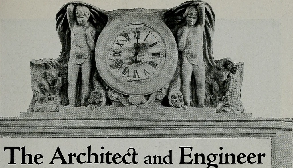 An illustration from The Architect & engineer of California and the Pacific Coast, 1905, leaf 636