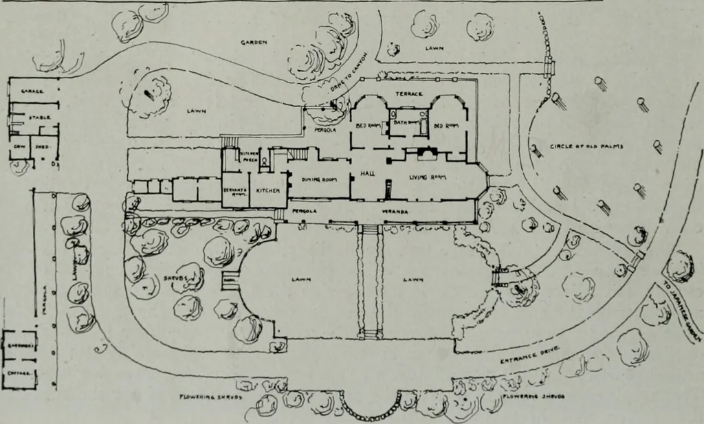 An illustration from The Architect & engineer of California and the Pacific Coast, 1905, leaf 641