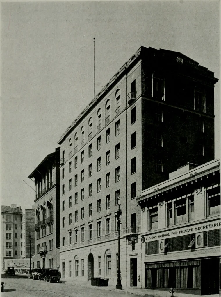 An illustration from The Architect & engineer of California and the Pacific Coast, 1905, leaf 689