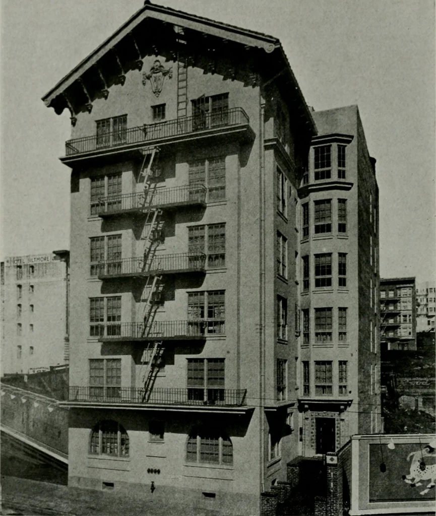 An illustration from The Architect & engineer of California and the Pacific Coast, 1905, leaf 691
