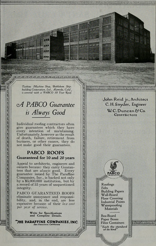 An illustration from The Architect & engineer of California and the Pacific Coast, 1905, leaf 748