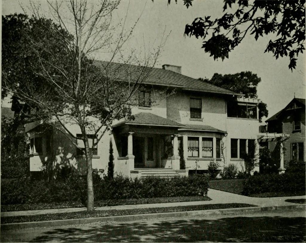 An illustration from The Architect & engineer of California and the Pacific Coast, 1905, leaf 77