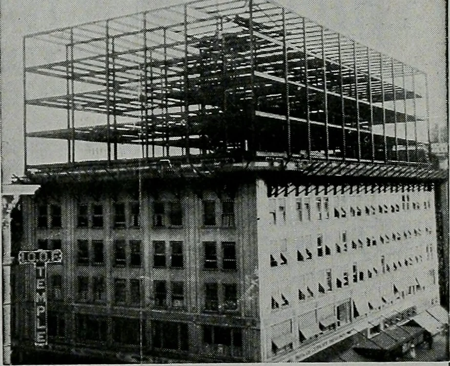 An illustration from The Architect & engineer of California and the Pacific Coast, 1905, leaf 780