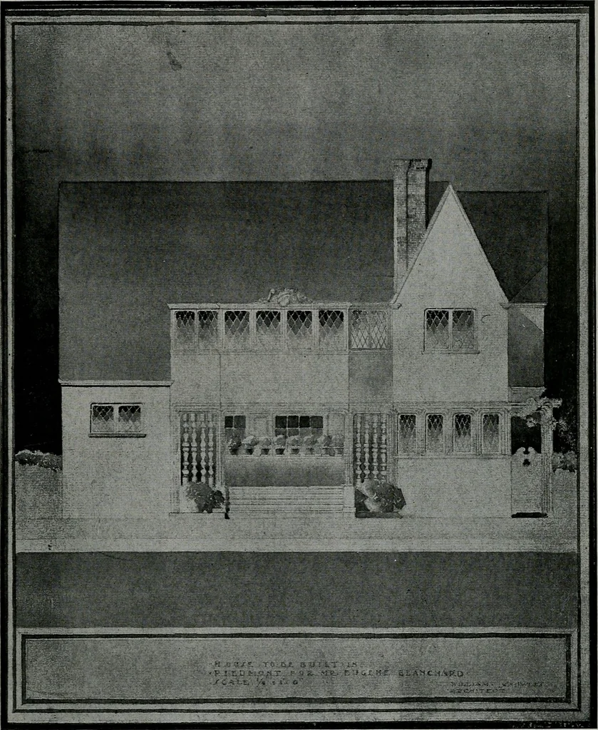 An illustration from The Architect & engineer of California and the Pacific Coast, 1905, leaf 792