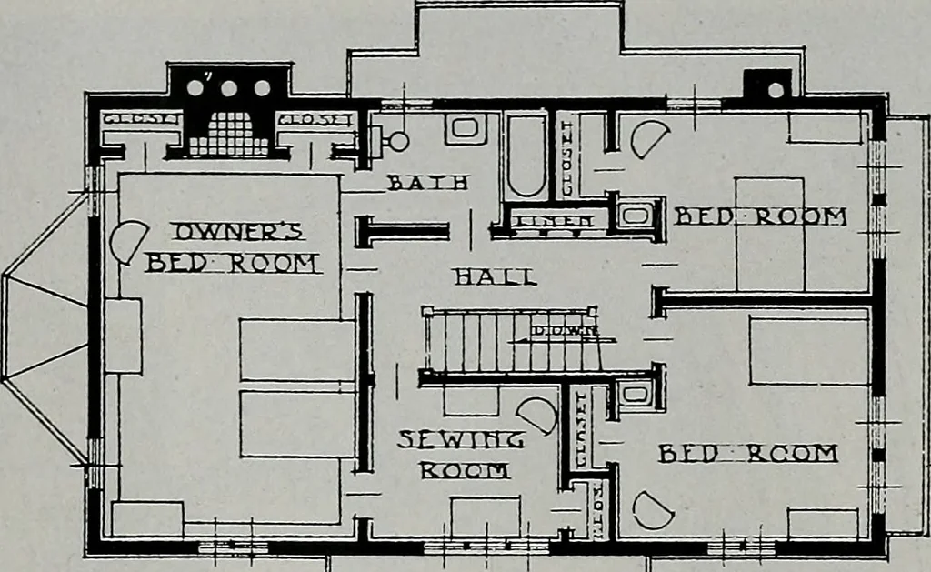 An illustration from The Architect & engineer of California and the Pacific Coast, 1905, leaf 794
