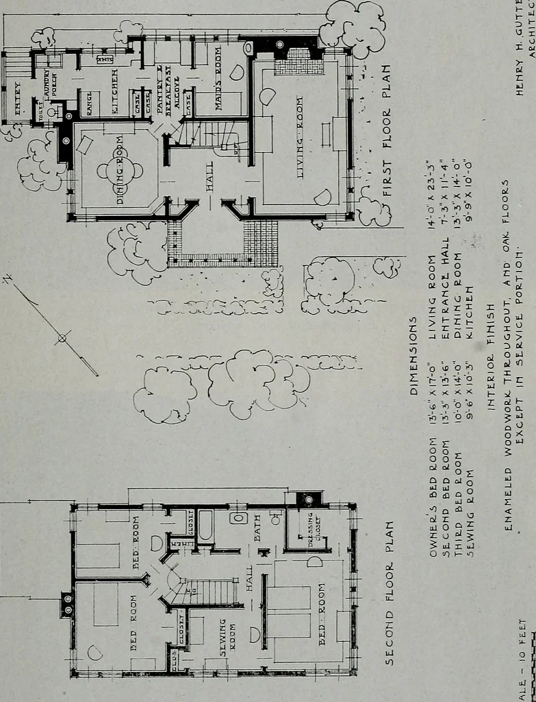 An illustration from The Architect & engineer of California and the Pacific Coast, 1905, leaf 796