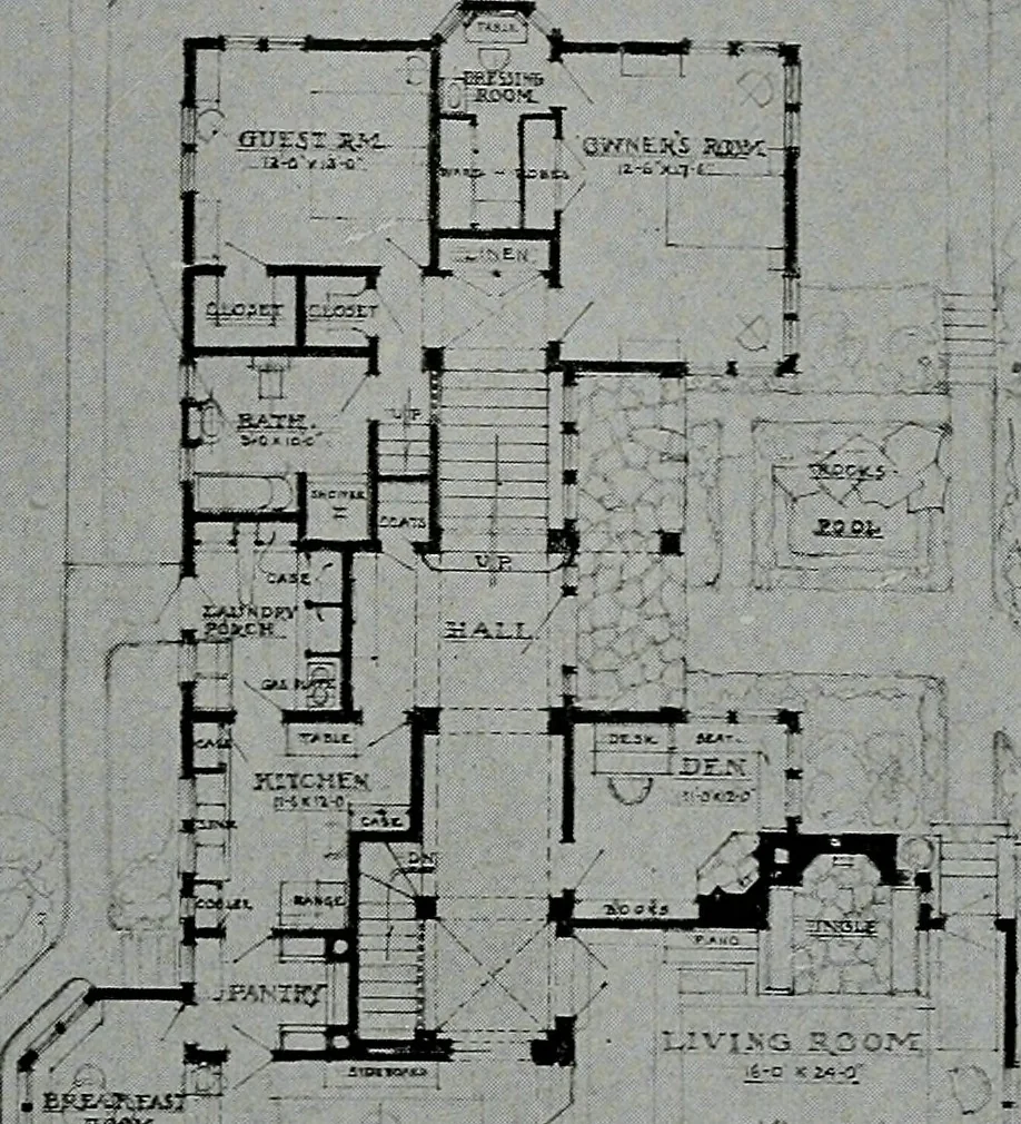 An illustration from The Architect & engineer of California and the Pacific Coast, 1905, leaf 802
