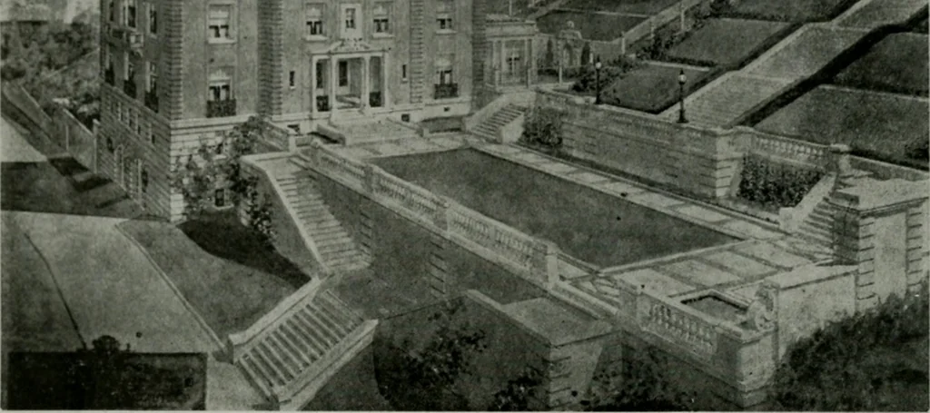 An illustration from The Architect & engineer of California and the Pacific Coast, 1905, leaf 807
