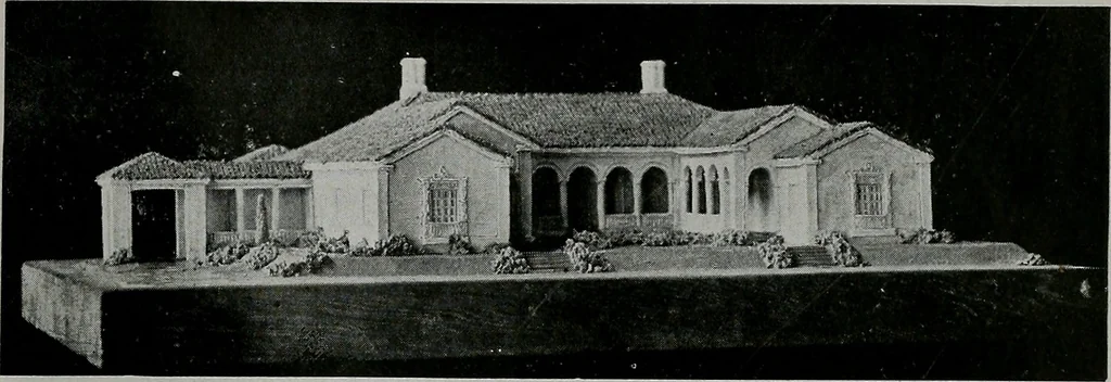 An illustration from The Architect & engineer of California and the Pacific Coast, 1905, leaf 832