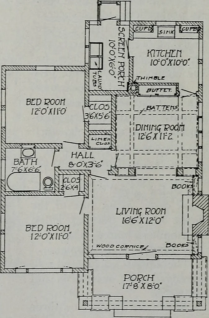 An illustration from The Architect & engineer of California and the Pacific Coast, 1905, leaf 852