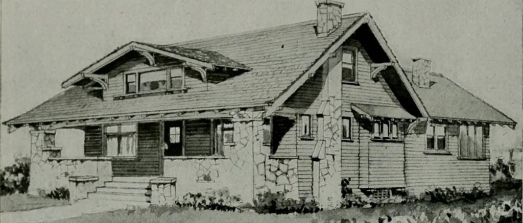An illustration from The Architect & engineer of California and the Pacific Coast, 1905, leaf 853